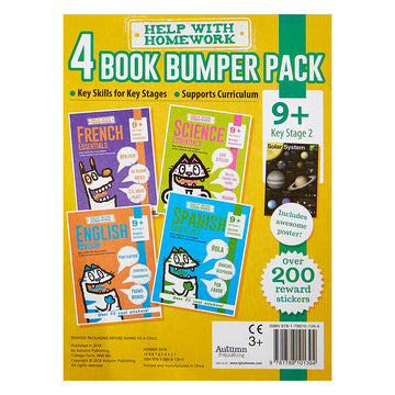 Essential Workbooks Pack (Science, French, Spanish, English) Revision - Paperback